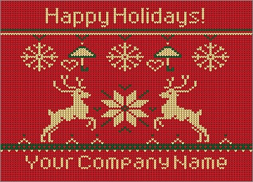 Insurance Reindeer Christmas Card