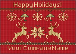 Insurance Reindeer Christmas Card