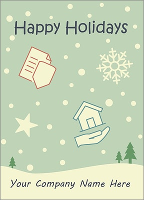 Insurance Snowfall Card