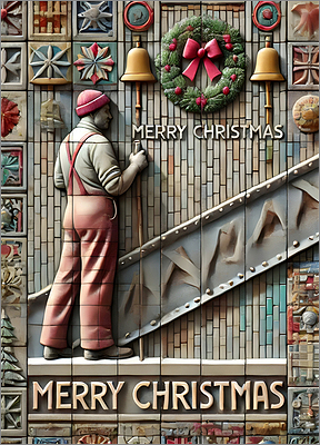 Ironworker Christmas Card Upswing