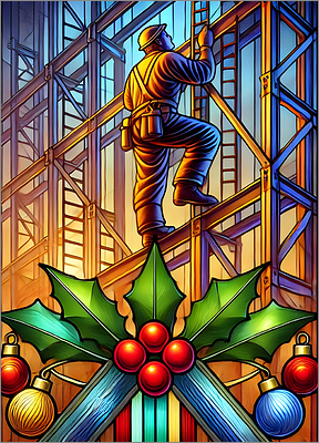 Ironworker Christmas Card Widen