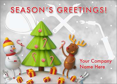 Ironworkers Cheerful Card