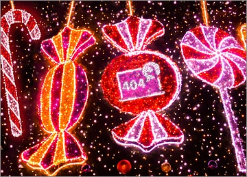 IT Christmas Lights Card