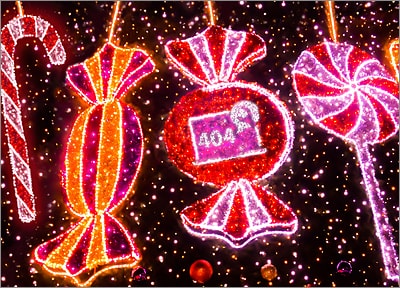 IT Christmas Lights Card