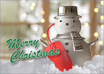 IT Snowman Holiday Card