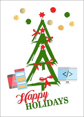 IT Tree Holiday Card