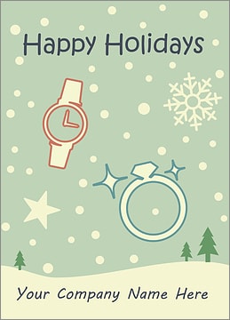 Jeweler Snowfall Card