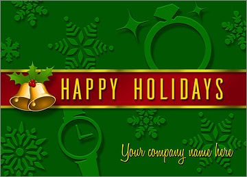 Jewelry Card Green