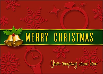 Jewelry Card Red (Glossy White) 