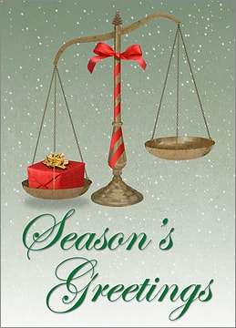 Lawyer Christmas Card