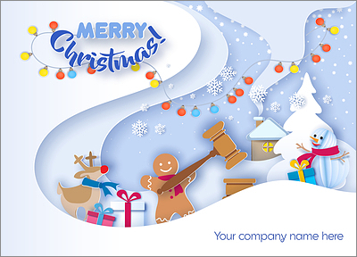 Legal Snowflakes Card