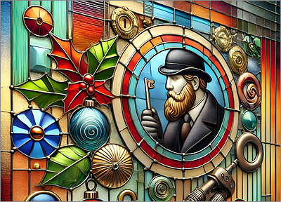 Locksmith Christmas Card Effulgent