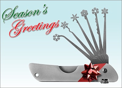 Locksmith Christmas Card