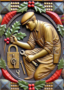 Locksmith-X Christmas Card Satisfied