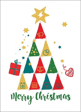 Marketing Tree Christmas Card