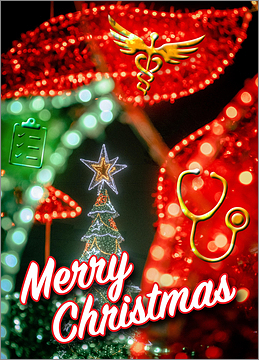 Medical Bright Lights Card