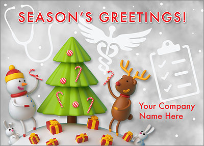 Medical Cheerful Card (Glossy White) 