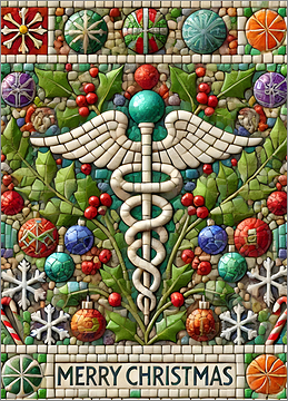 Medical Christmas Card Lightsome