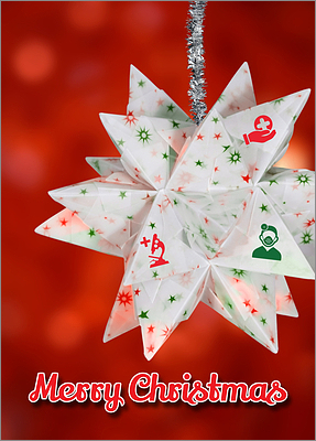 Medical Christmas Star (Glossy White) 