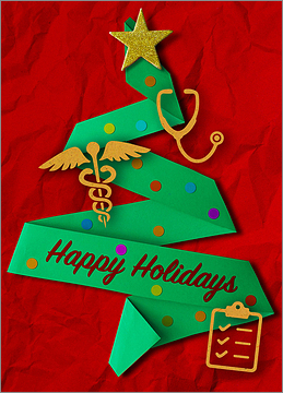 Medical Green Tree Card