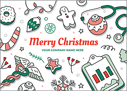 Medical Merry Christmas Card