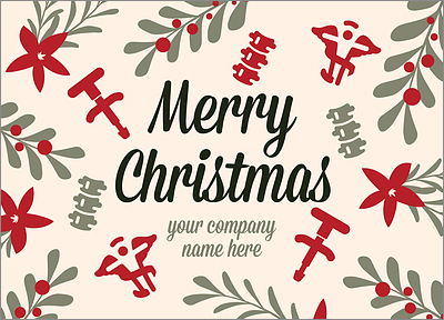 Merry Chiropractor Greeting Card