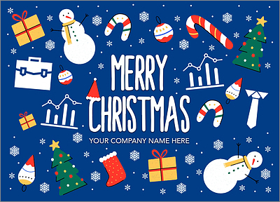 Merry Corporate Greeting Card