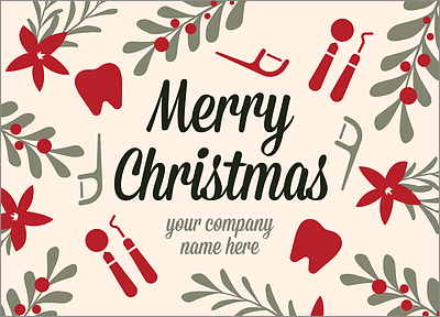 Merry Dentist Greeting Card