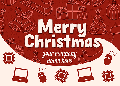 Merry IT Greeting Card