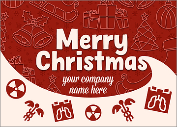 Merry Radiology Greeting Card