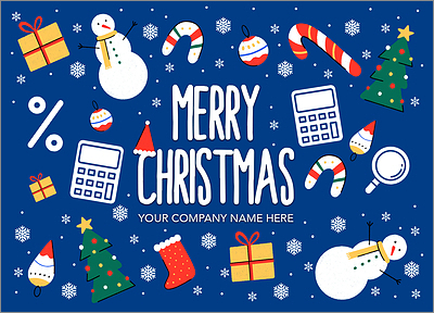 Merry Tax Season Card (Glossy White) 