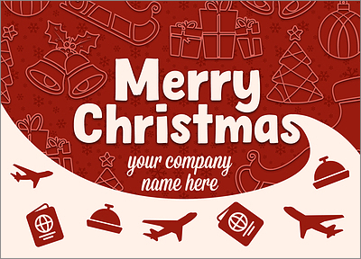 Merry Travel Greeting Card