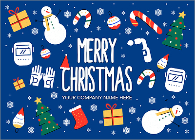 Merry Welding Greeting Card