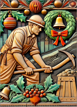 Miner-X Christmas Card Enhanced