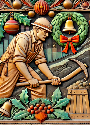 Miner-X Christmas Card Enhanced
