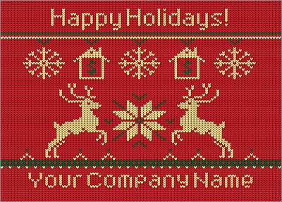 Mortgage Reindeer Christmas Card