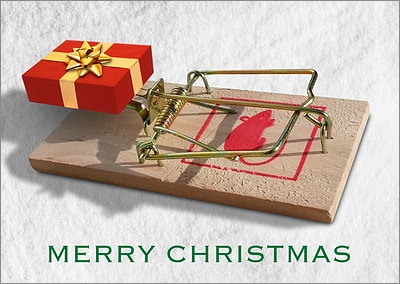 Mouse Trap Christmas Card