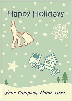 Moving Snowfall Card