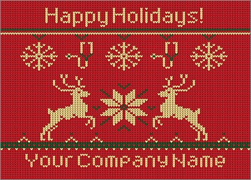 Nurses Reindeer Christmas Card