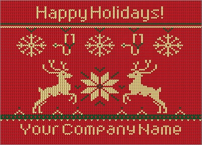 Nurses Reindeer Christmas Card