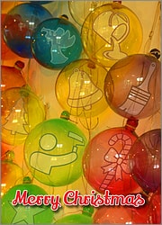 Painter Glass Ornaments