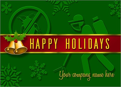 Pest Control Card Green