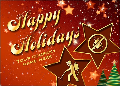 Pest Control Christmas Sky (Glossy White) 