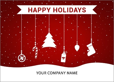 Pest Ornaments Holiday Card