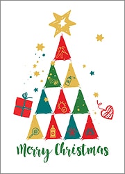 Pest Tree Christmas Card