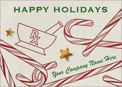 Pharmacy Candy Canes (Glossy White) 