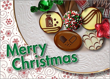 Pharmacy Christmas Candy Card