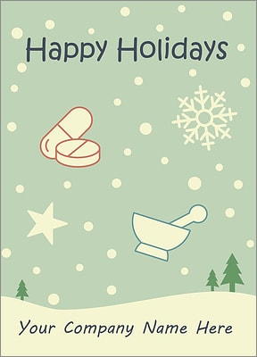 Pharmacy Snowfall Card