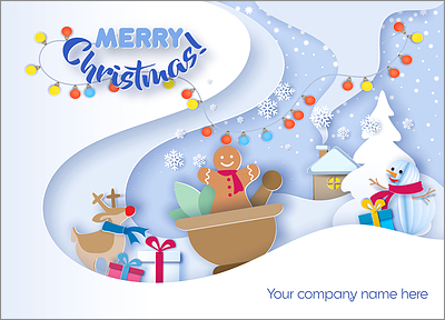 Pharmacy Snowflakes Card