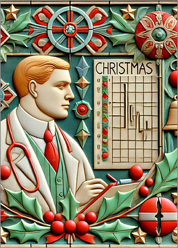 Physician Christmas Card Outstanding